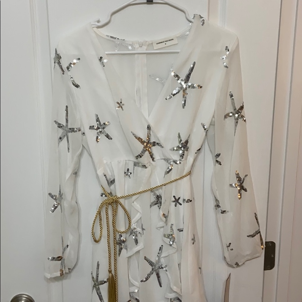 Goodnight Macaroon White Star Dress